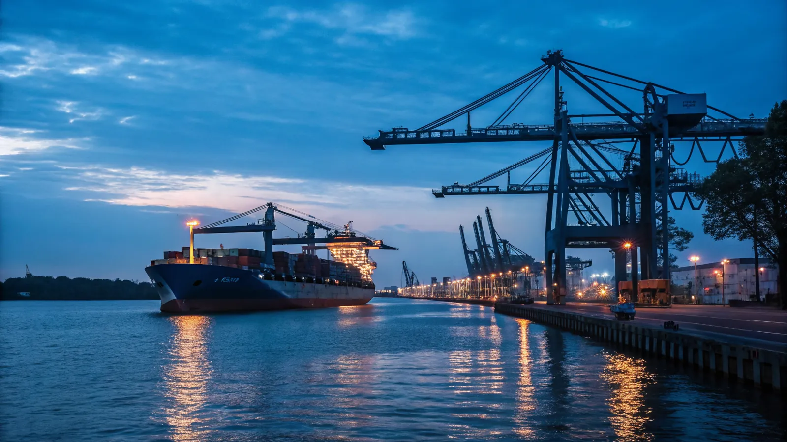 Big Port of Saint Petersburg — ship supply